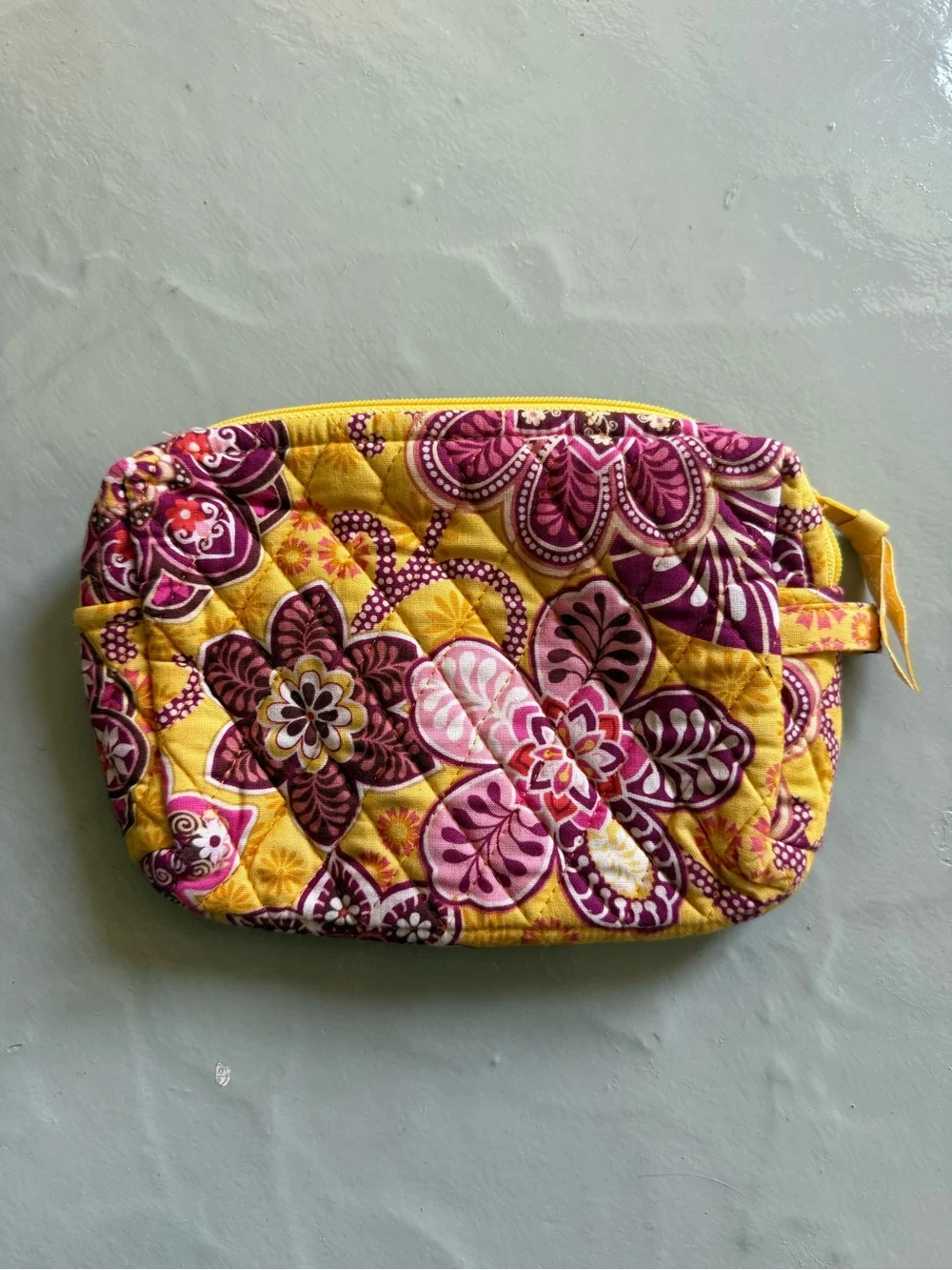Vera Bradley Medium Cosmetic Bag in Bali Gold NWOT